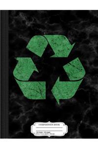 Vintage Recycle LOGO Composition Notebook