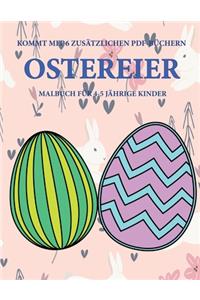 Malbuch für 4-5 jährige Kinder (Ostereier)