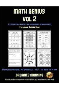 Preschool Number Book (Math Genius Vol 2)