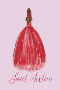 Sweet sixteen guest book, party Guest book, birthday party guest book to sign