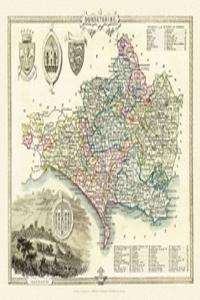 Thomas Moule Map of Dorsetshire 1836