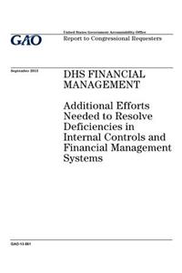 DHS financial management