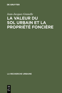 La Valeur Du Sol Urbain Et La Propriété Foncière