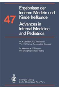 Ergebnisse Der Inneren Medizin Und Kinderheilkunde / Advances in Internal Medicine and Pediatrics