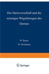 Darmverschluss Und Die Sonstigen Wegstörungen Des Darmes
