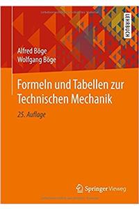 Formeln Und Tabellen Zur Technischen Mechanik