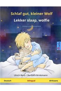 Schlaf gut, kleiner Wolf - Lekker slaap, wolfie. Zweisprachiges Kinderbuch (Deutsch - Afrikaans)