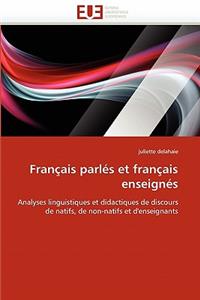 Français Parlés Et Français Enseignés