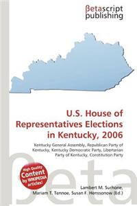 U.S. House of Representatives Elections in Kentucky, 2006