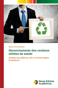 Gerenciamento dos resíduos sólidos da saúde