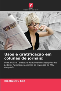 Usos e gratificação em colunas de jornais