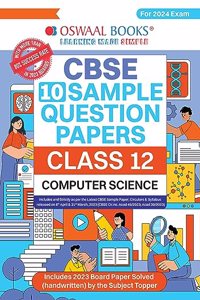Oswaal CBSE Sample Question Papers Class 12 Computer Science Book (For Board Exams 2024)