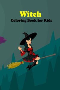 Witch Coloring Book for Kids