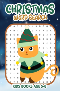 Christmas Kids WordSearch Books Age 5-8