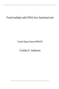 Fused multiply-add (FMA) low functional unit