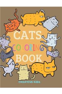 Cats Coloring Book