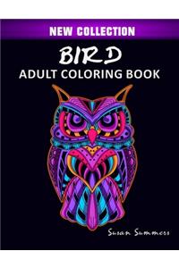 Bird Adult Coloring Book