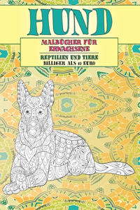 Malbücher für Erwachsene - Billiger als 10 Euro - Reptilien und Tiere - Hund