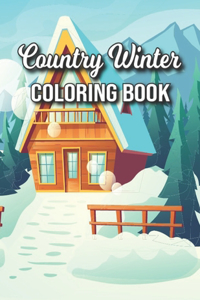 Country Winter Coloring Book