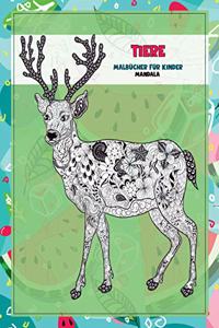 Malbücher für Kinder - Mandala - Tiere