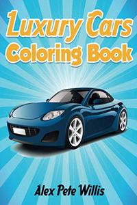 Luxury Cars Coloring Book