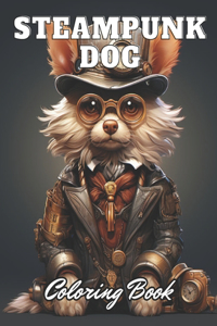 Steampunk Dog Coloring Book