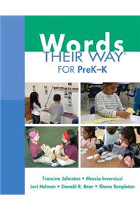 Words Their Way for Prek-K