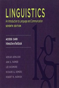 Linguistics, Seventh Edition, Interactive Etextbook Access Code