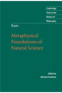 Kant: Metaphysical Foundations of Natural Science