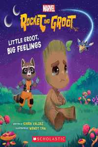 Rocket and Groot 9x9: Little Groot, Big Feelings (with stickers)