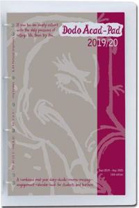 Dodo Acad-Pad A4 Diary 2019-2020 Mid Year / Academic Year, Week to View c/w Binder