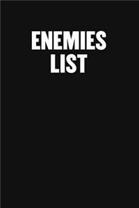 Enemies List