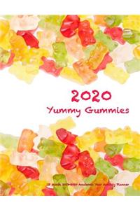 2020 Yummy Gummies 18 Month 2019-2020 Academic Year Monthly Planner
