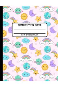 Composition Book Wide Ruled
