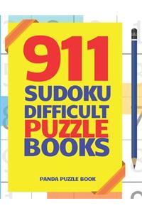 911 Sudoku Difficult Puzzle Books