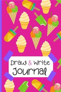 Ice-cream Draw And Write Journal