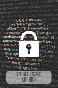 Internet Password Log Book