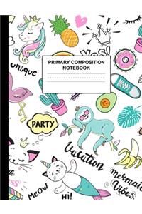 Primary Composition Notebook