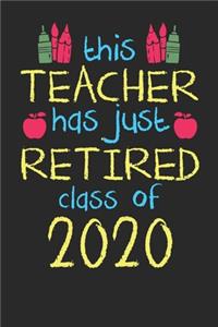 Teacher Retired 2020