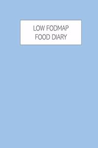 Low Fod Map Food Diary