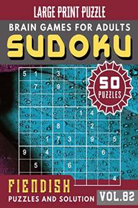 Fiendish Sudoku Large Print