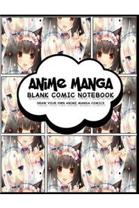 Anime Manga Blank Comic Notebook