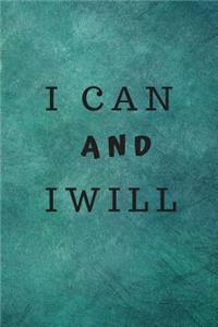 I Can and I Will