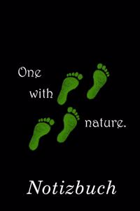 One with nature Notizbuch