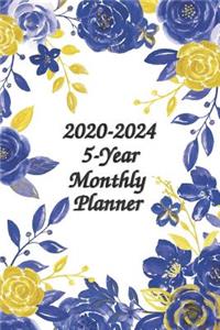 2020-2024 5-Year Monthly Planner 6x9