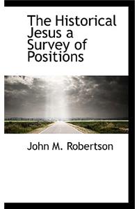 The Historical Jesus a Survey of Positions