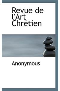 Revue de L'Art Chr Tien