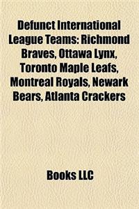 Defunct International League Teams