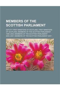 Members of the Scottish Parliament