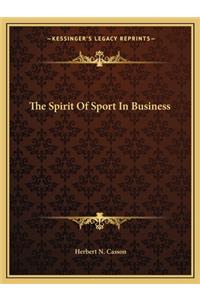 Spirit of Sport in Business